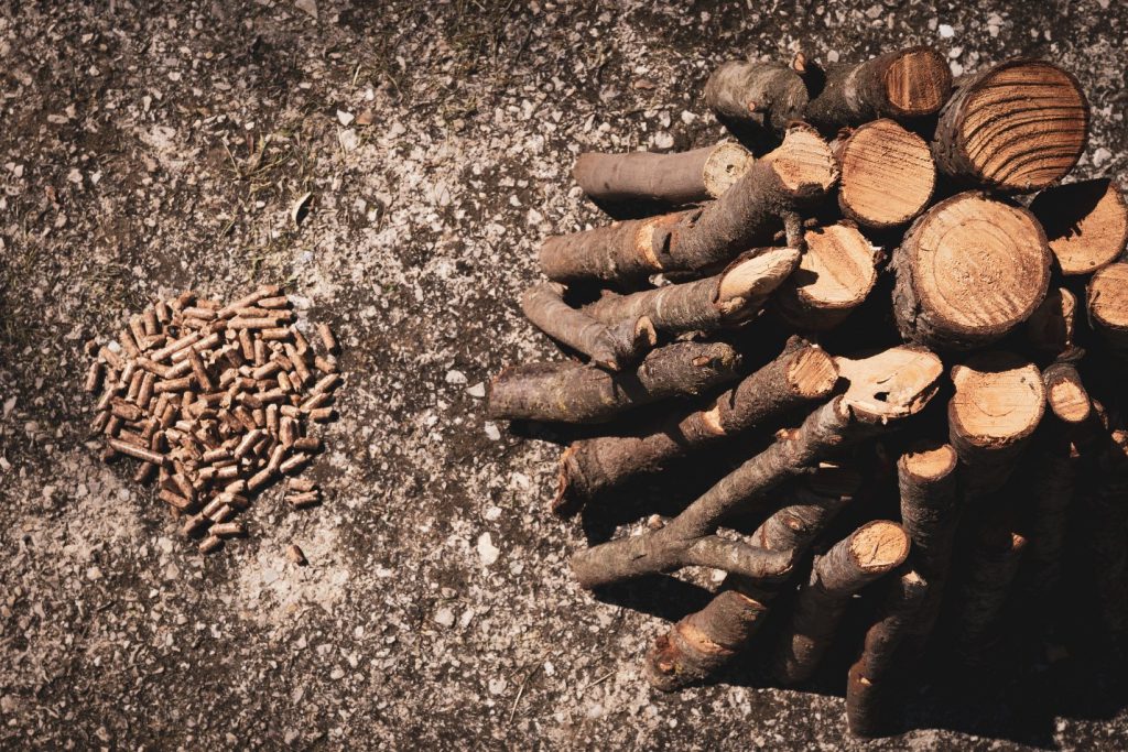 wood pellets