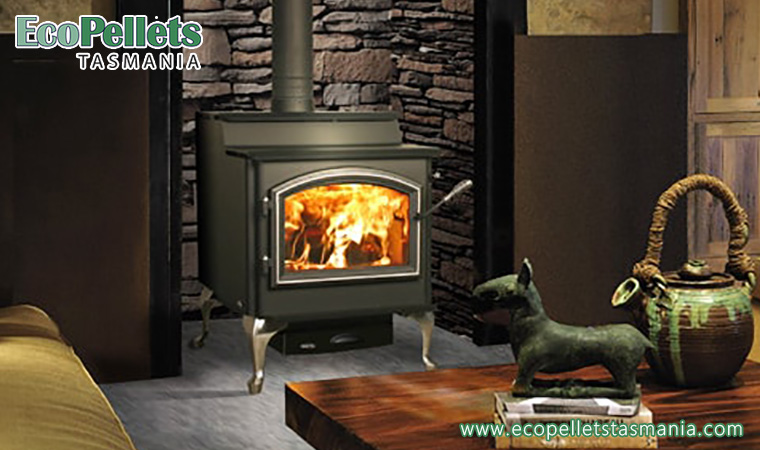 Heating the home with wood pellet fuel